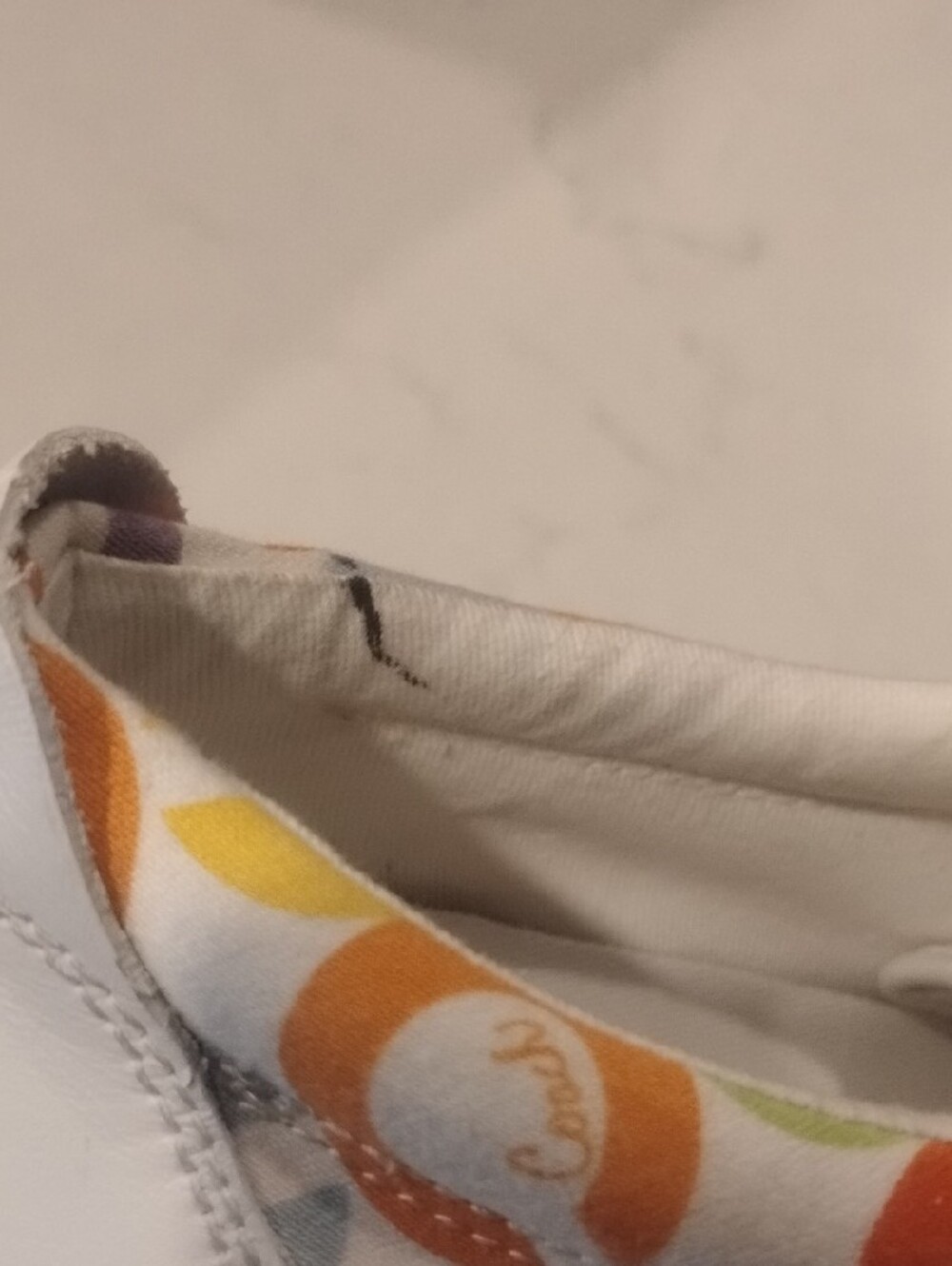 Coach White Low-Top Sneakers with Multicolor 'C' Print - Picture 11 of 15